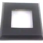 CANOPLA 25 X 25 PLÁSTICA PRETO